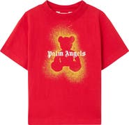 Palm Angels Kids' Spray Bear Graphic T-Shirt