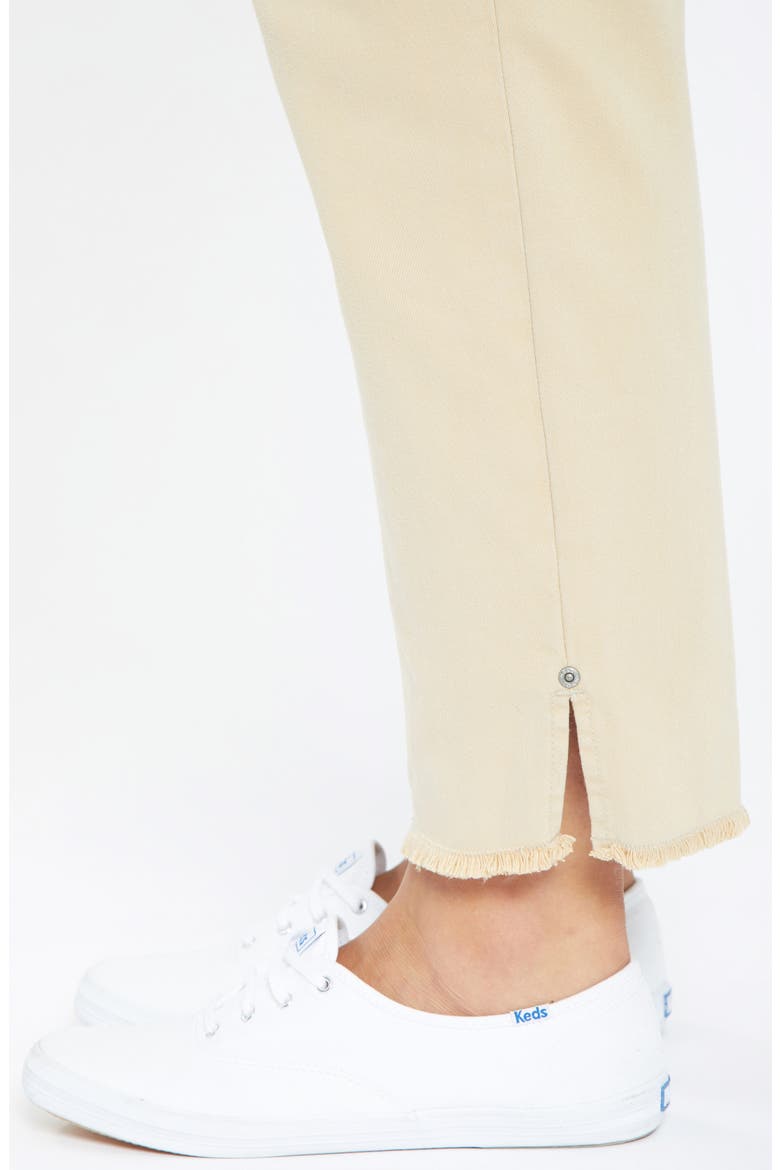 Belted Relaxed Ankle Pants, Alternate, color, WARM SAND