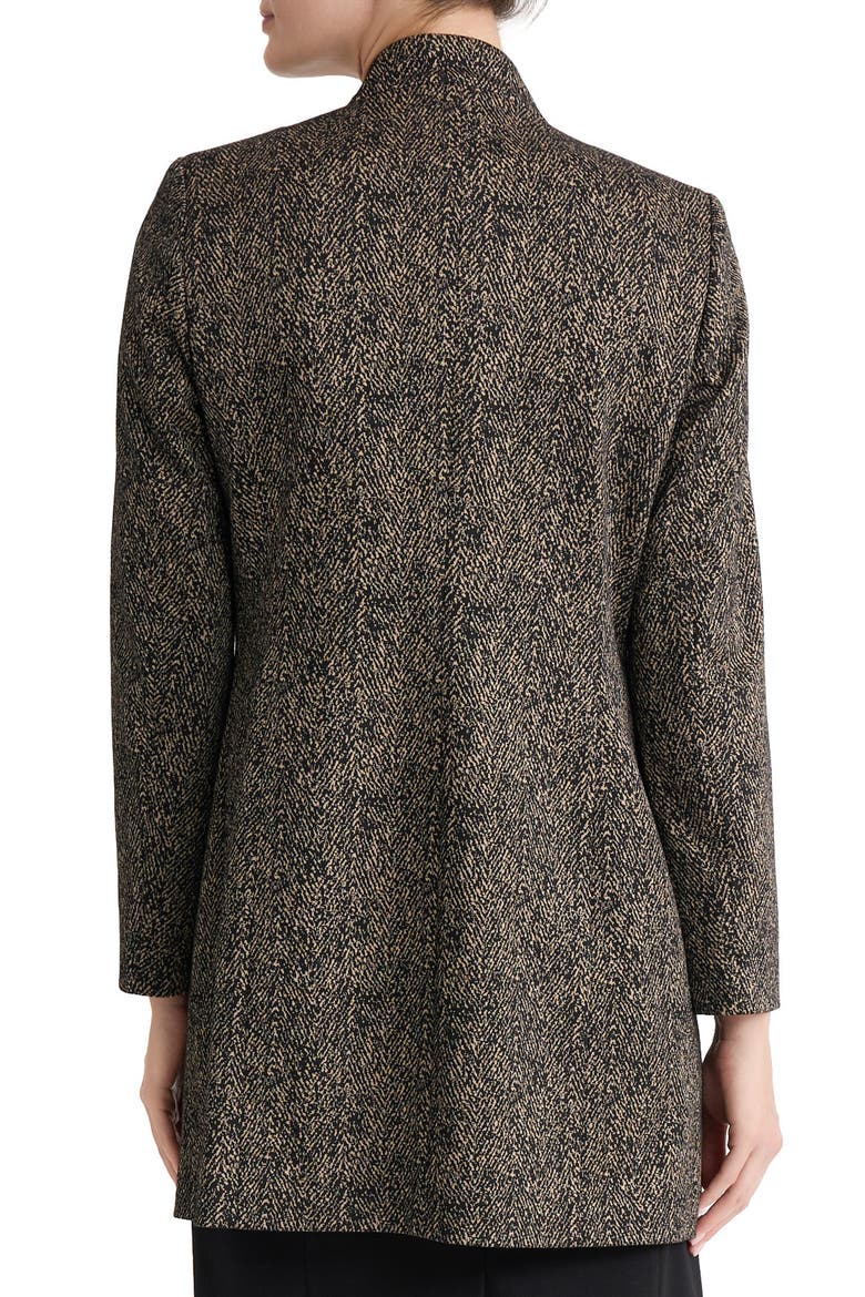 Stand Collar Topper, Alternate, color, BLACK/ CAMEL