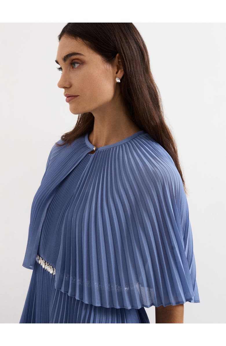 Phase Eight Anora Pleated Cover, Alternate, color, Pale Blue
