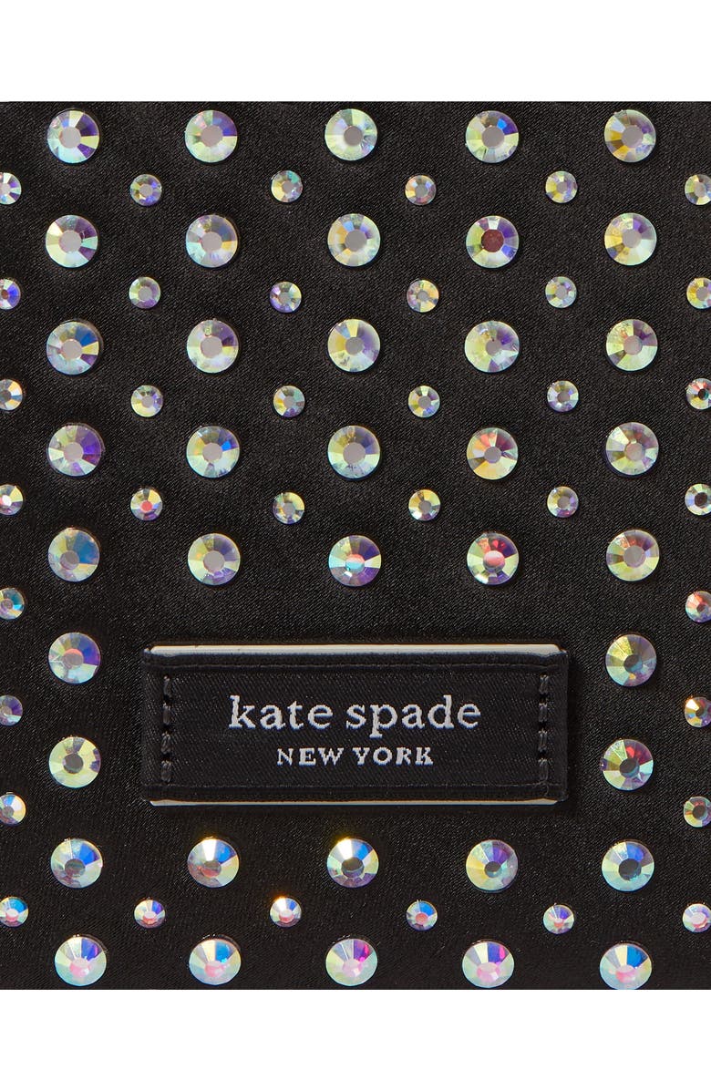 Kate Spade New York swing embellished satin phone crossbody bag, Alternate, color,