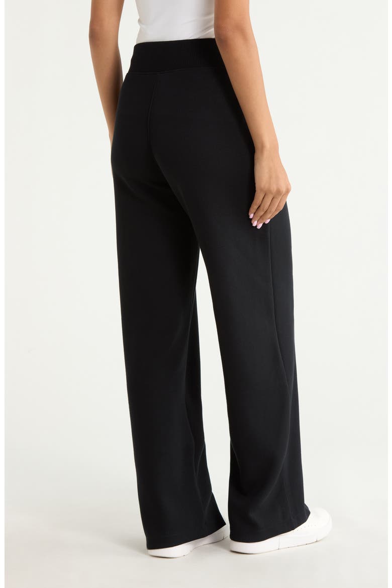 Airpiqué Straight Leg Pants, Alternate, color, VERY BLACK