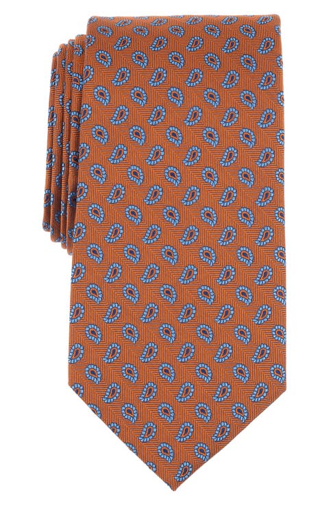 Paisley Silk Blend Tie