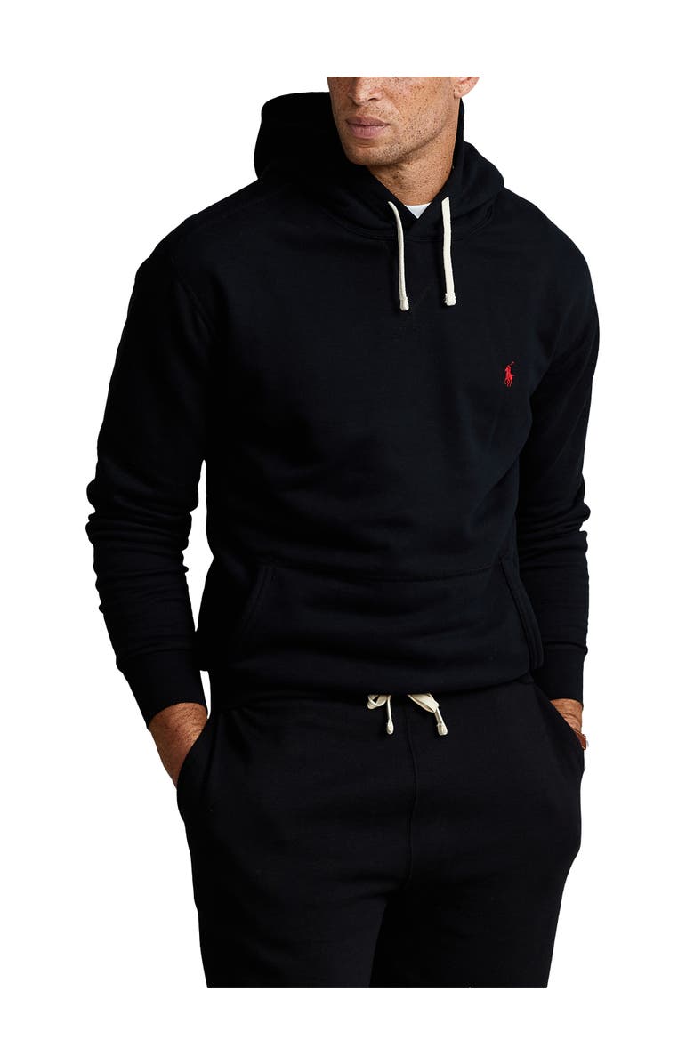 Polo Ralph Lauren Big & Tall Perfect Fleece Hoodie, Main, color, Polo Black