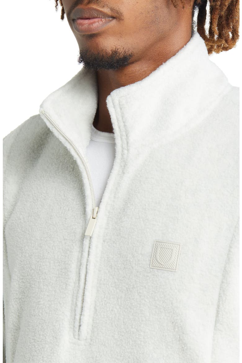 Blanket Fleece Half-Zip Pullover, Alternate, color, BEIGE HEATHER