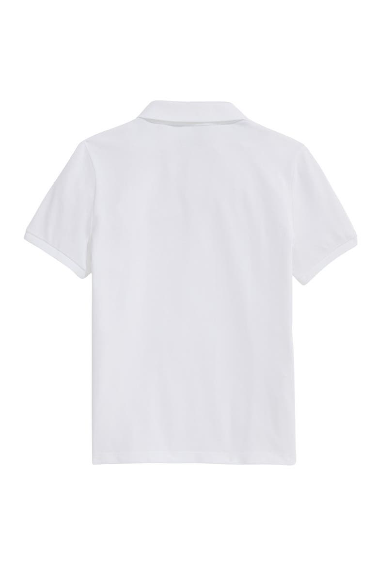 Kids' Heritage Cotton Piqué Polo, Alternate, color, WHITE CAP