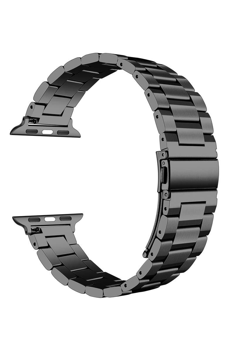 Posh Tech Maxwell Bracelet Apple Watch<sup>®</sup> Watchband, Alternate, color, Black