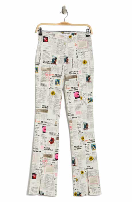 Desigual Newspaper Print Pants