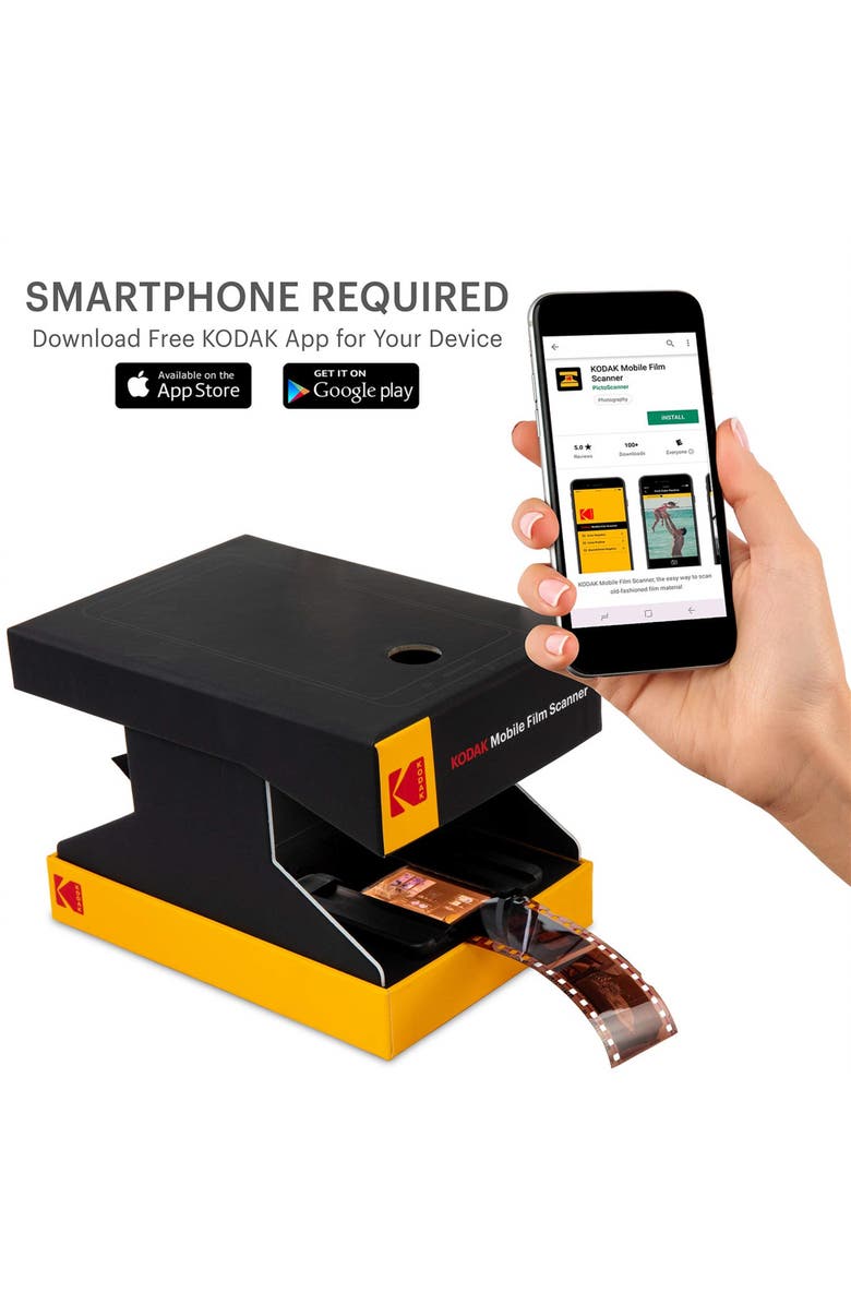 Kodak Mobile Film Scanner, Alternate, color, Black