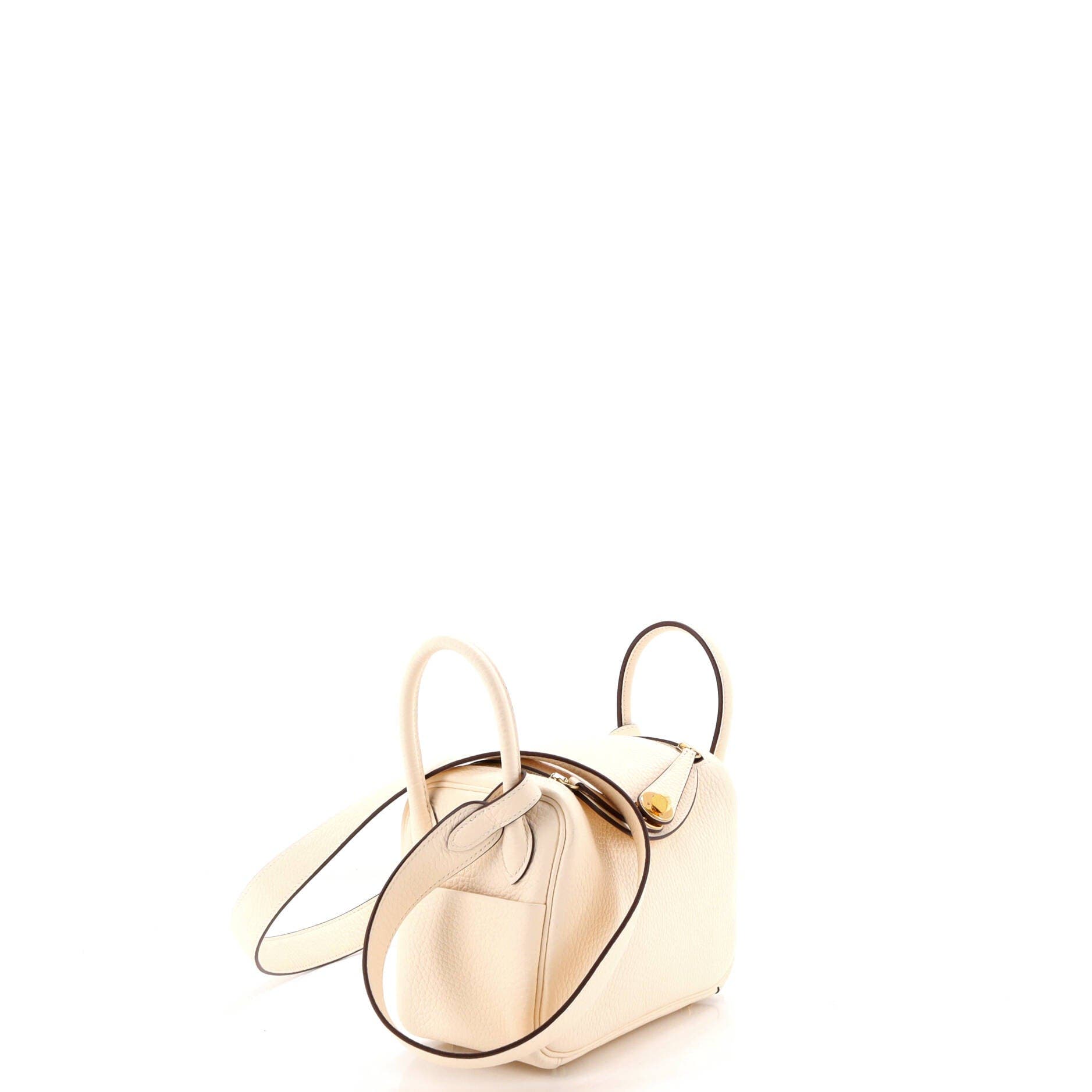 Lindy Bag Clemence Mini, Alternate, color, White