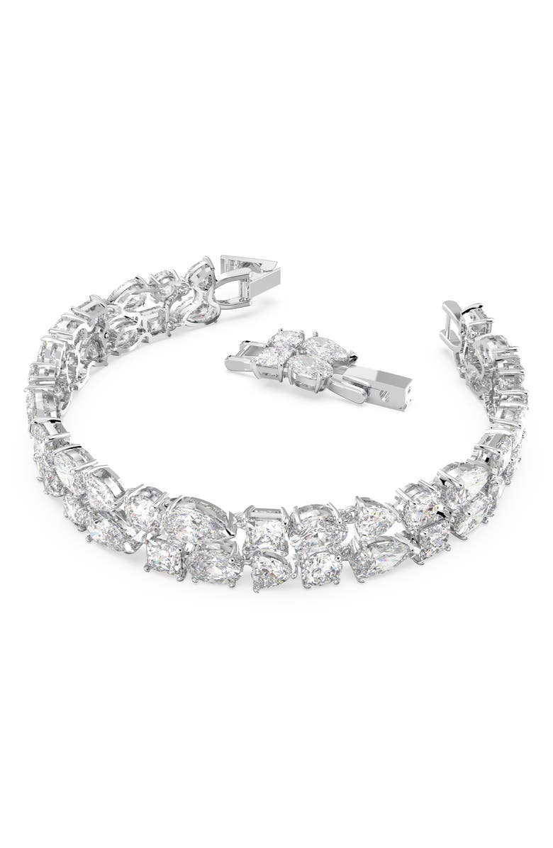 Swarovski Deluxe Mixed Tennis Bracelet, Alternate, color,