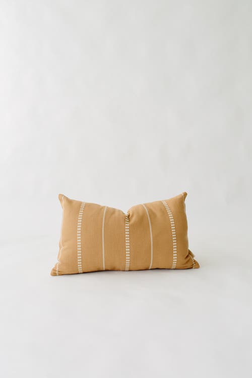 Loom Imports Brocade Lumbar Pillow In Brown