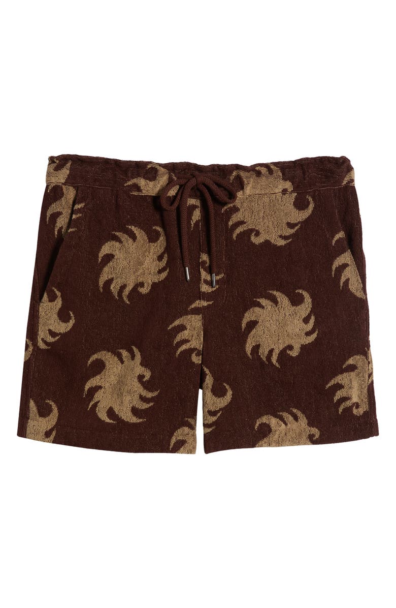 OAS Mocha Ember Terry Cloth Shorts, Alternate, color, 