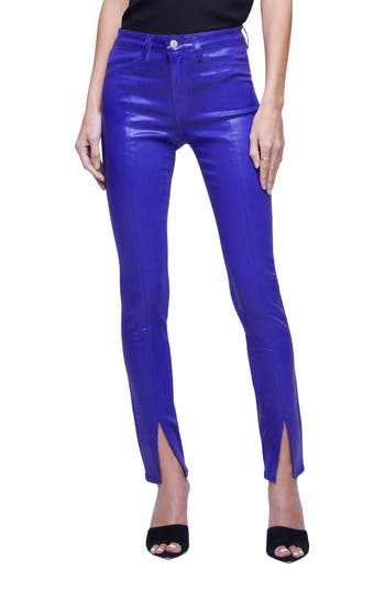 L Agence L'agence Jyothi High Waist Split Ankle Skinny Jeans