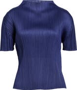Pleats Please Issey Miyake Monthly Colors September Pleated Short Sleeve Top