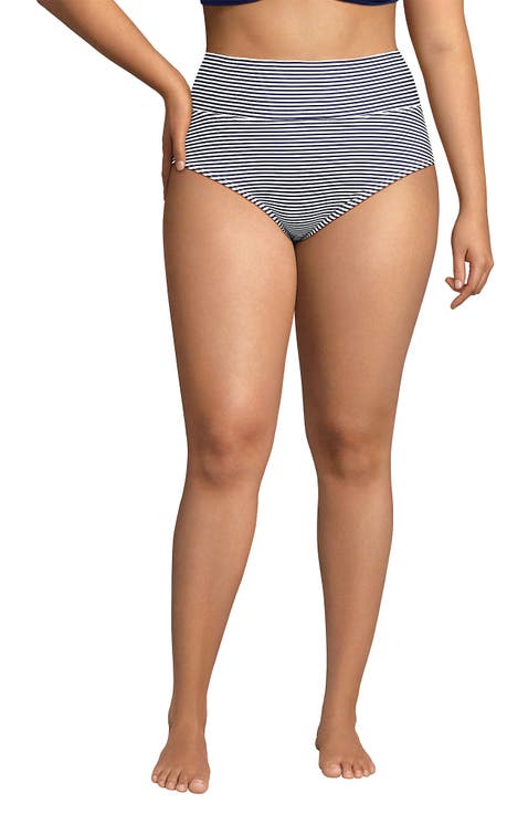 Plus Size Pinchless High Waisted Bikini Bottoms