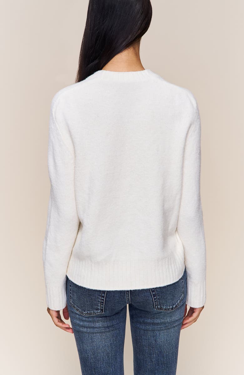 Guizio Ava Sweater, Alternate, color, Ivory