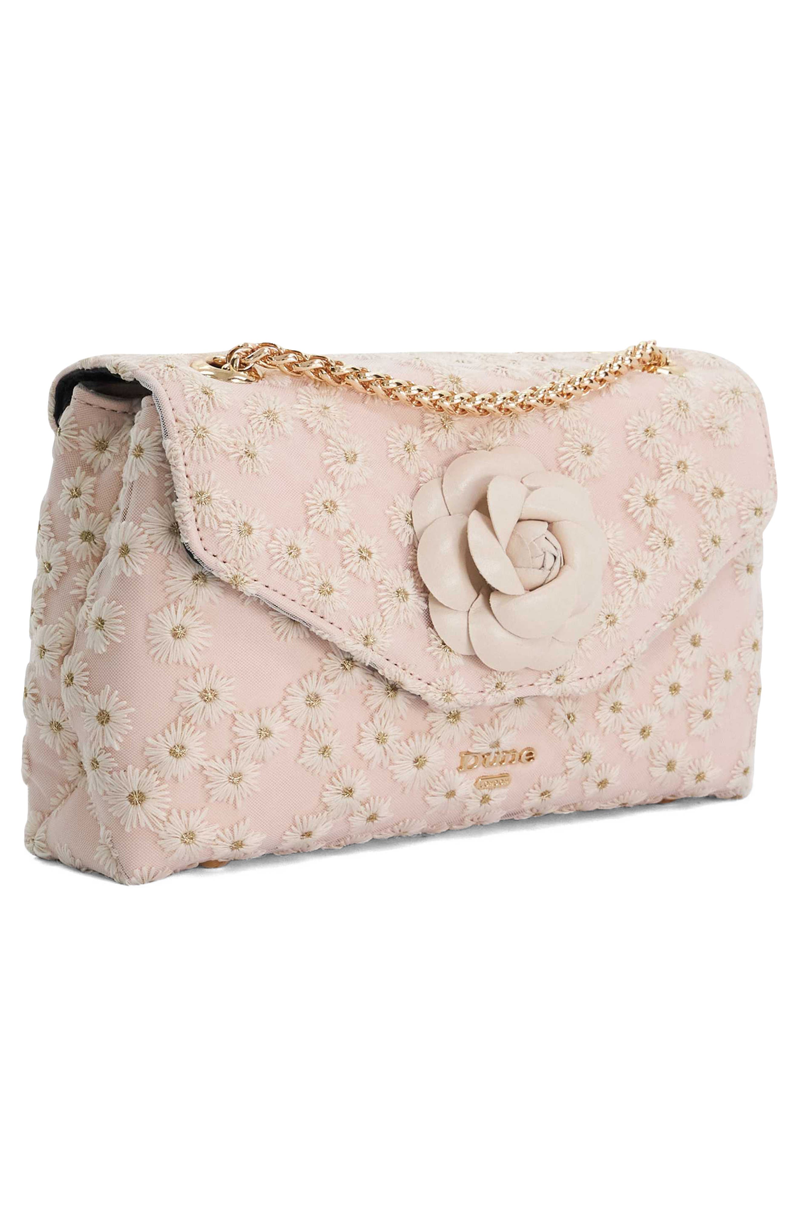 Erose Floral Embroidered Shoulder Bag, Alternate, color, PINK