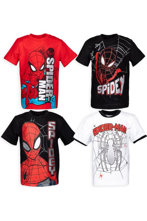 Spider-man 4-pack Short Sleeve Tees (toddler, Little Kid & Big Kid)
