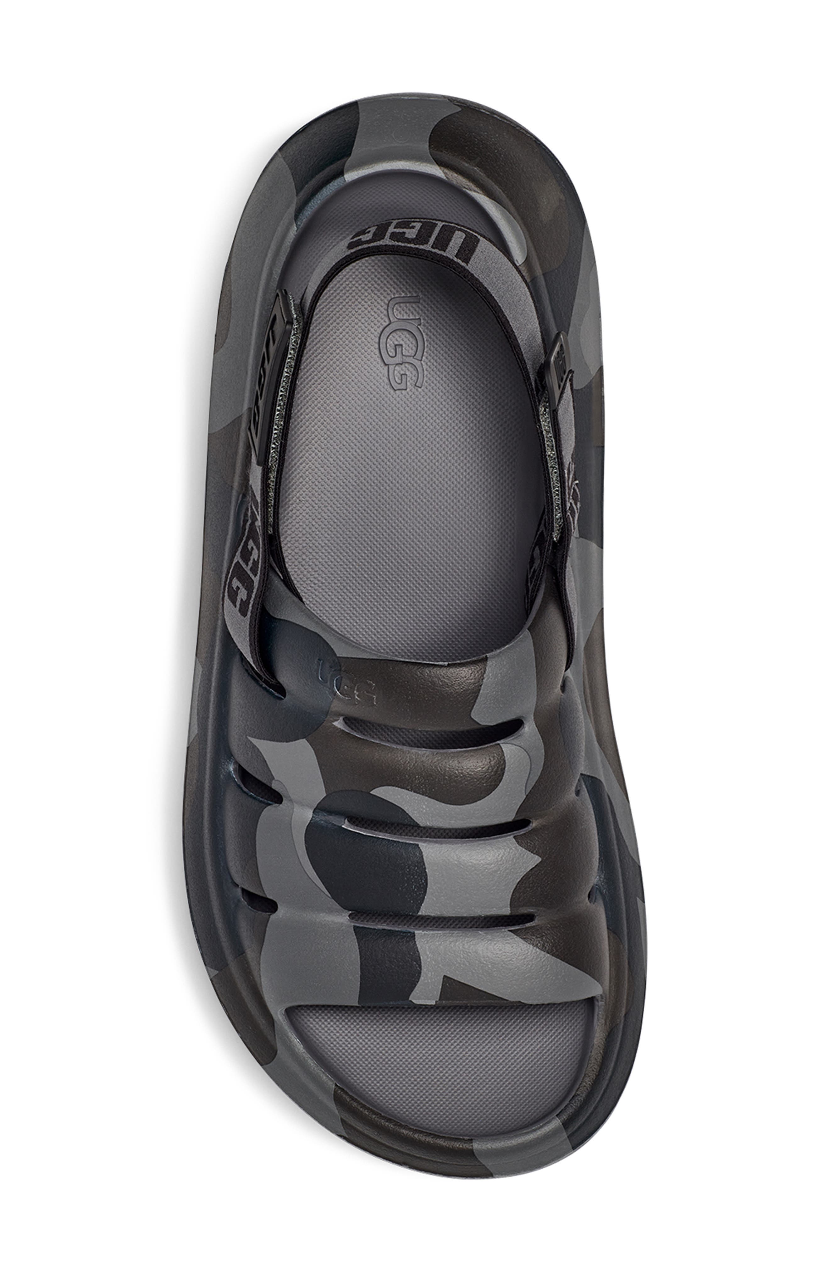 UGG<sup>®</sup> Sport Yeah Water Resistant Slingback Sandal, Alternate, color, Black/Black