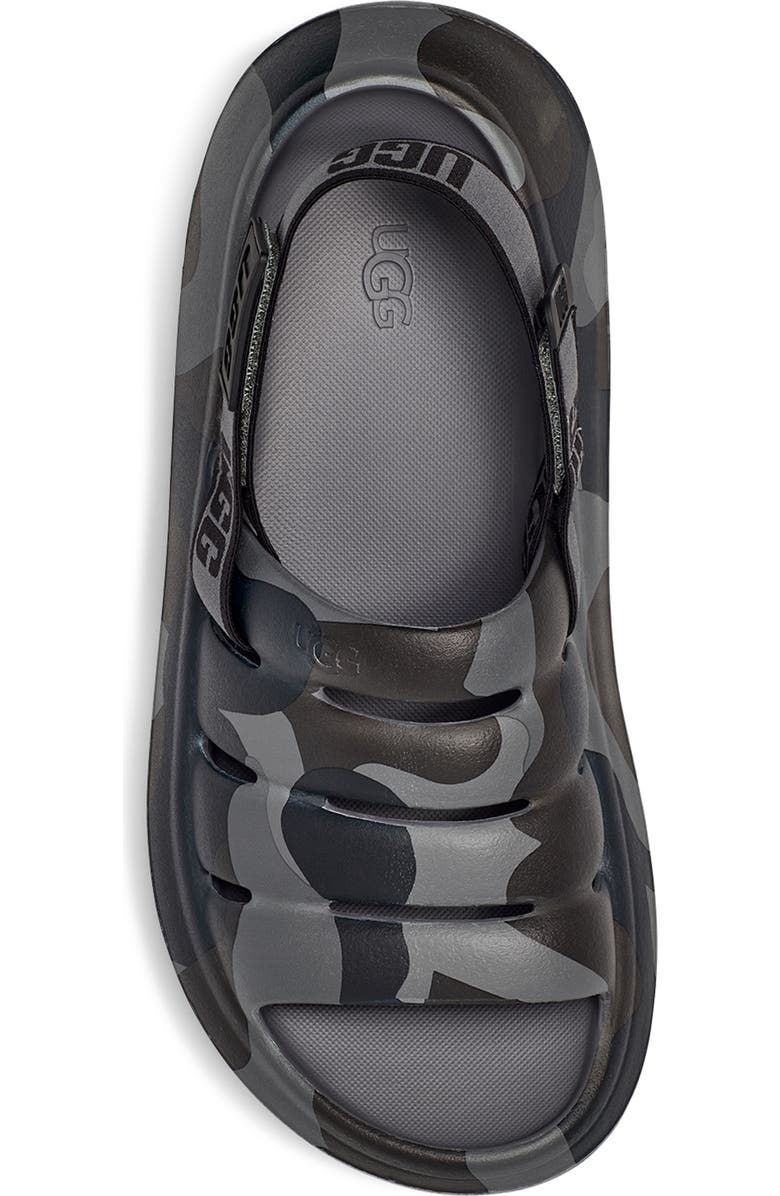 UGG<sup>®</sup> Sport Yeah Water Resistant Slingback Sandal, Alternate, color, Black/Black