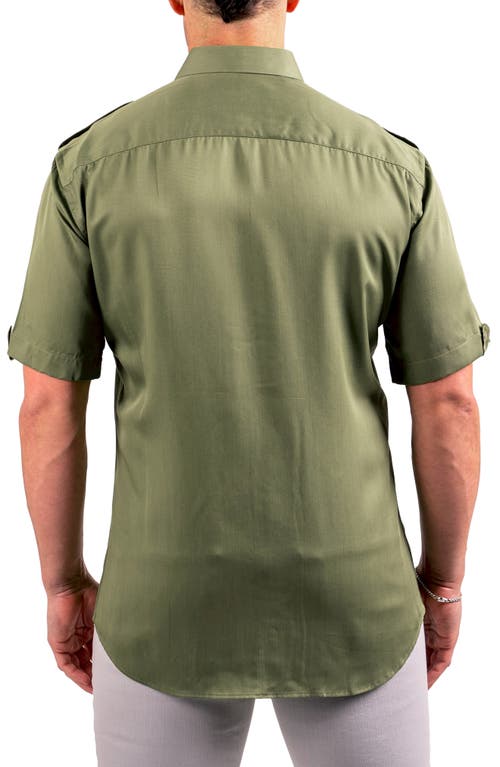 Maceoo Munich Resistance0173 Short Sleeve Button-up Shirt