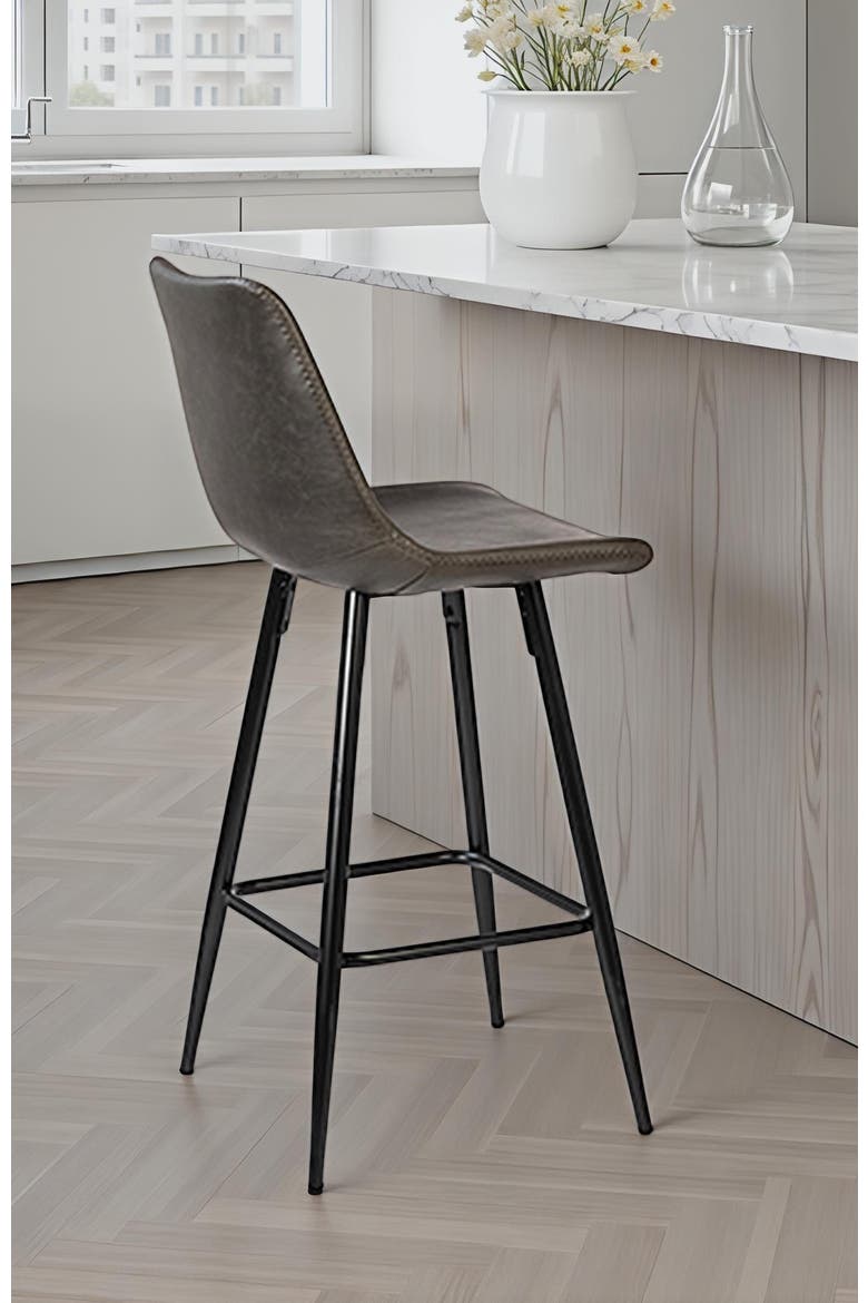 Rhodes Upholstered Counter Stool, Alternate, color, Black
