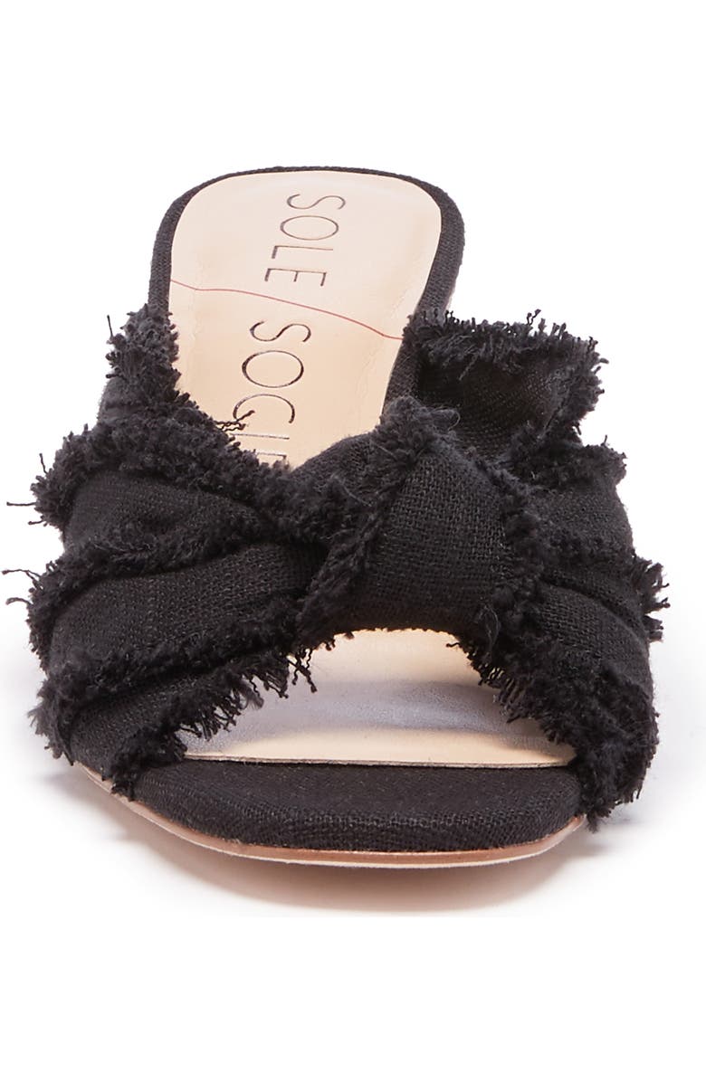 Sole Society Smerah Espdarille Wedge Slide Sandal, Alternate, color,