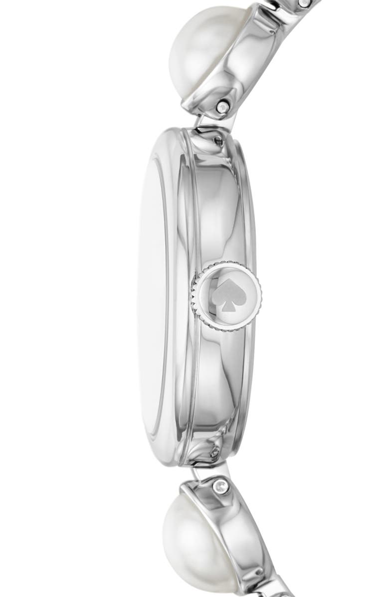 Kate Spade New York monroe imitation pearl strap watch, 24mm, Alternate, color,