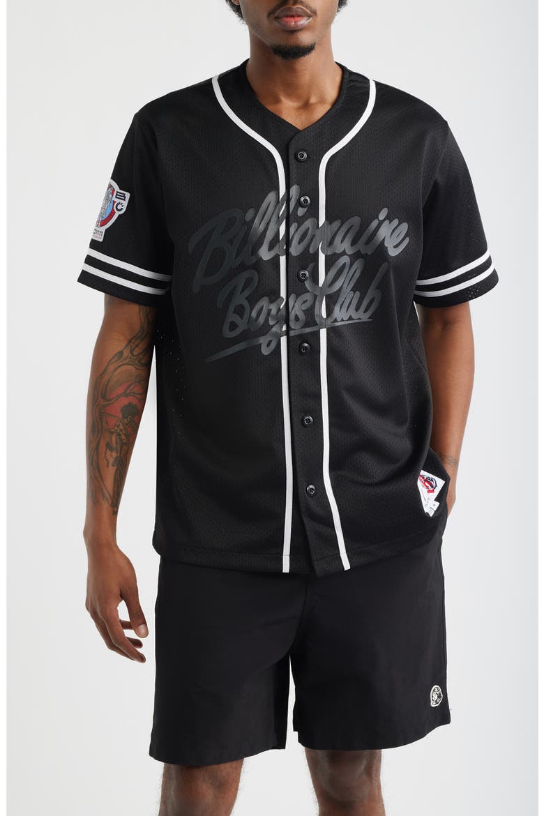 Big Chew Baseball Shirt, Main, color, BLACK