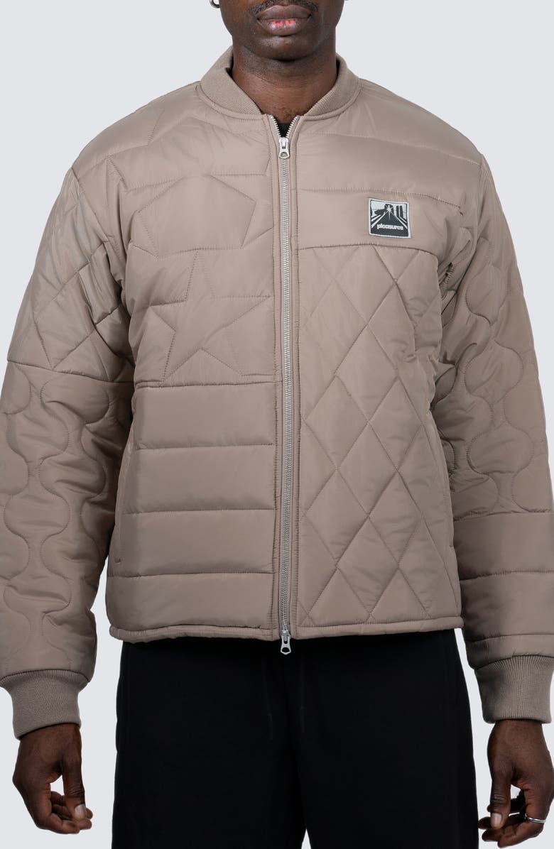 PLEASURES Stonehenge Quilted Jacket, Main, color,