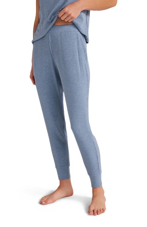 Drapey Rib Knit Joggers