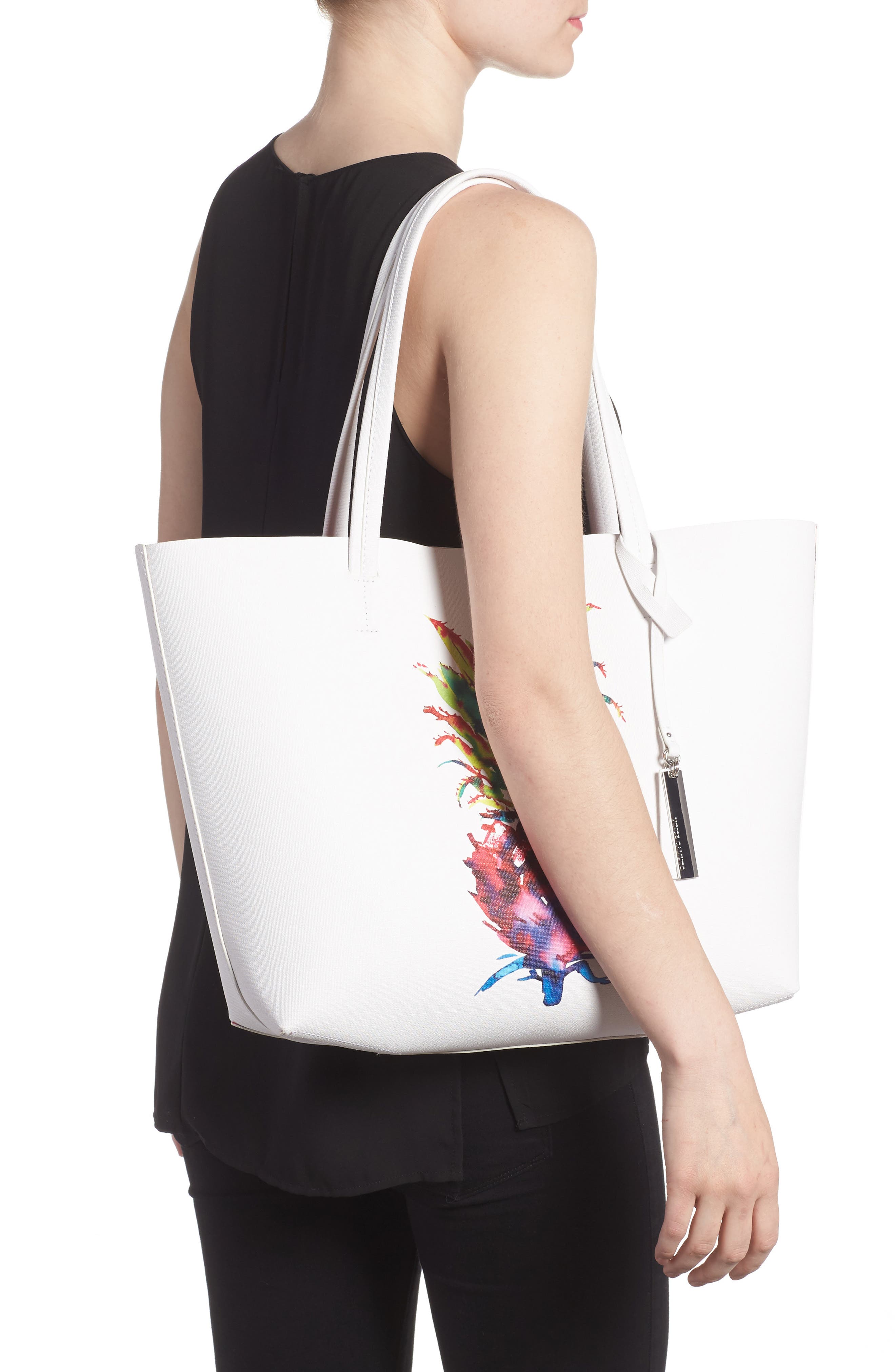 Vince Camuto Maro Faux Leather Tote, Alternate, color, 