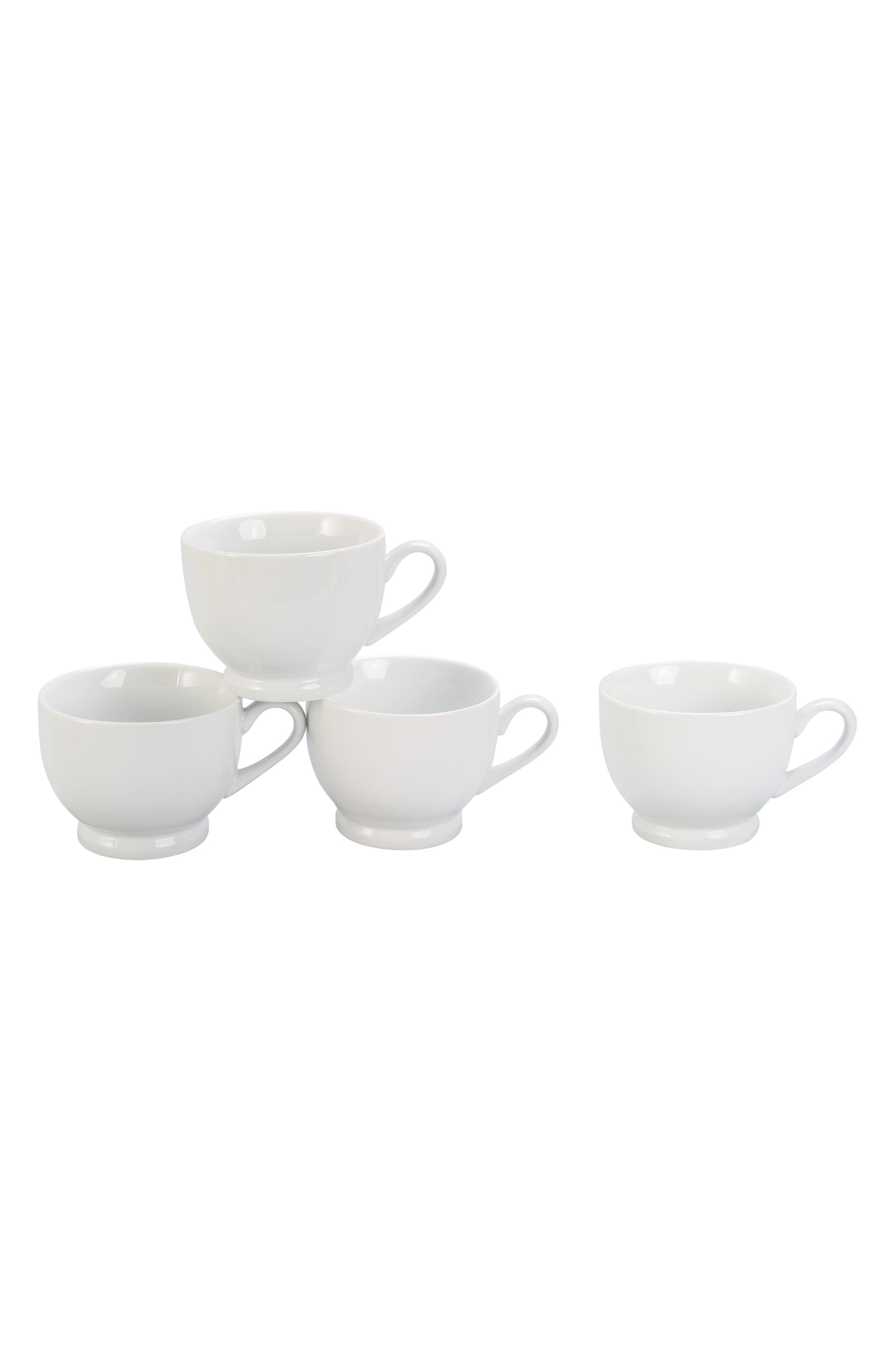 BIA Cordon Bleu Set of 4 Footed Cappuccino Cups