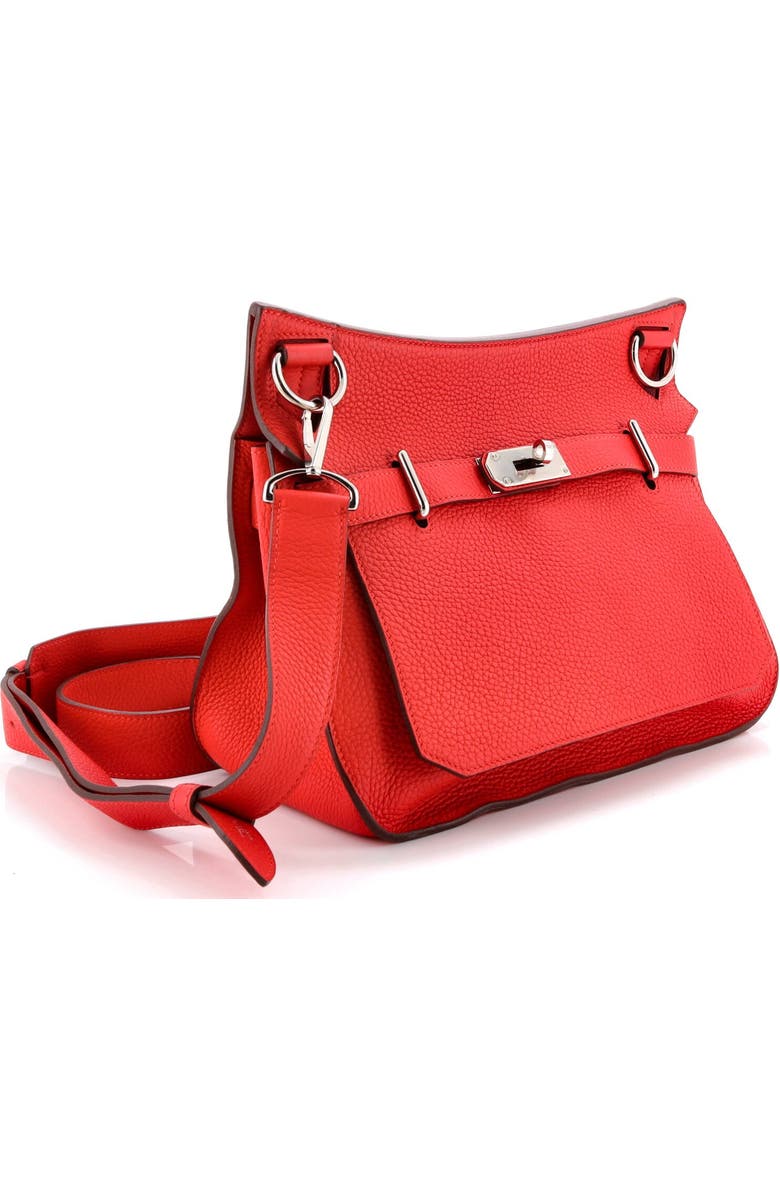 Pre-Owned Hermes Jypsiere Bag Clemence 31, Alternate, color, Rouge Tomate