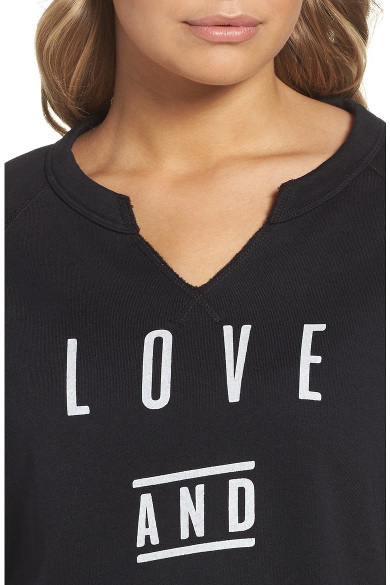 All You Need Sweatshirt, Alternate, color, BLACK