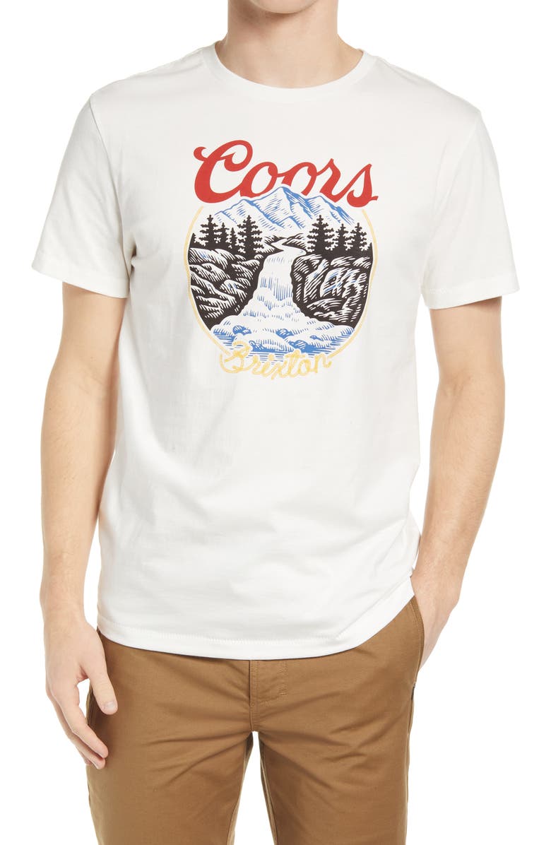 Brixton Coors Rocky Mountain Graphic Short Sleeve Tee, Main, color, 