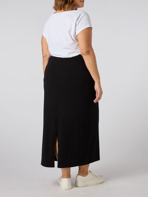 Live Unlimited Jersey Midi Skirt In Multi