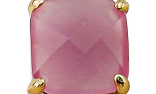 Panacea Crystal Wrapped Drop Earrings In Pink Multi