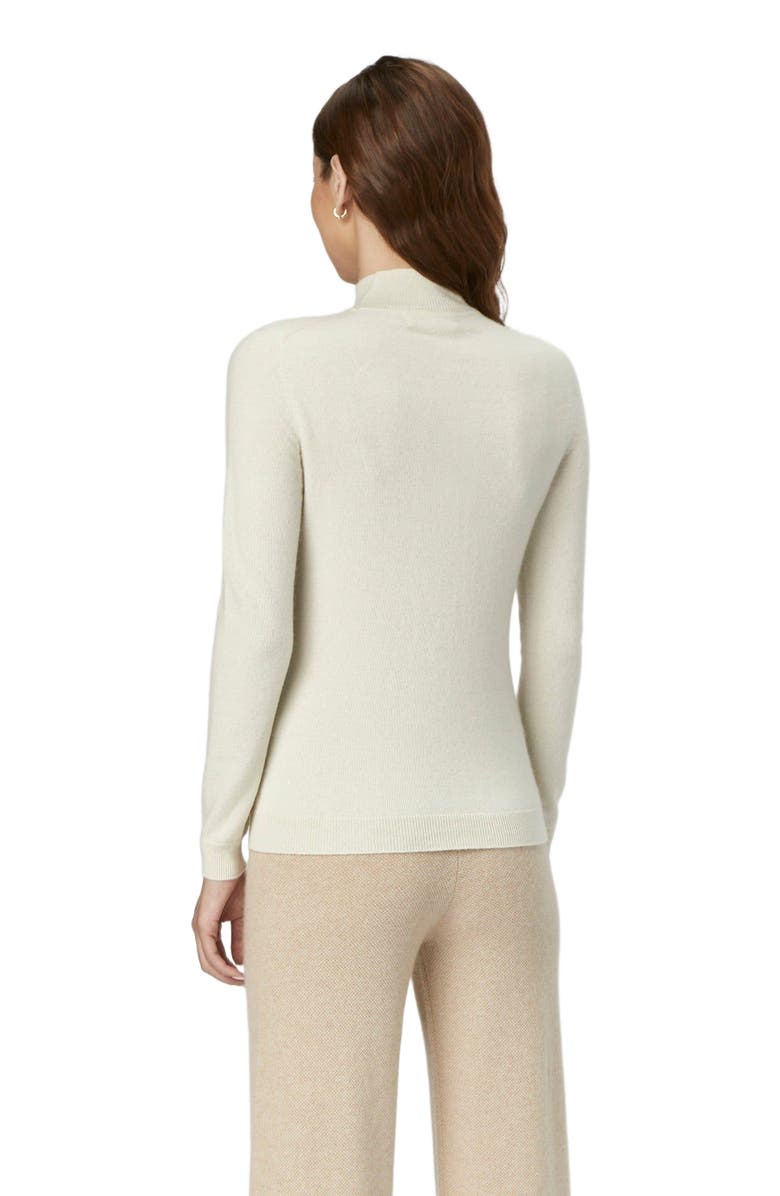 GOBI Mongolian Cashmere Cashmere Mock Neck Sweater, Alternate, color, Off White