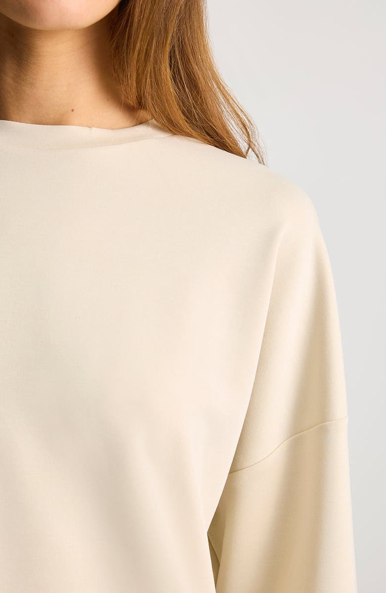 Mavi Jeans Luxe Touch Oversize Sweatshirt, Alternate, color, 