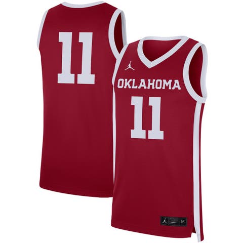 Men's Jordan Brand Crimson Oklahoma Sooners Replica Jersey