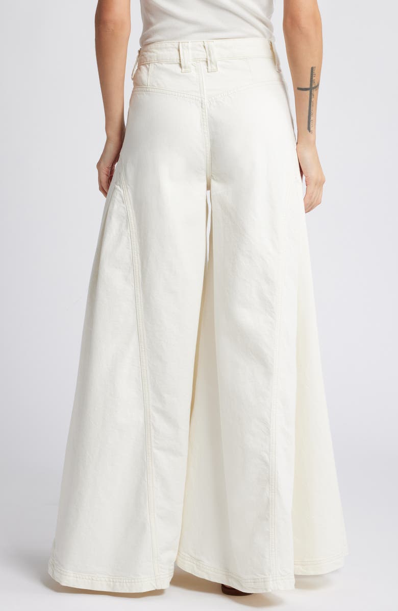 Free People Pandora Wide Leg Jeans, Alternate, color, 