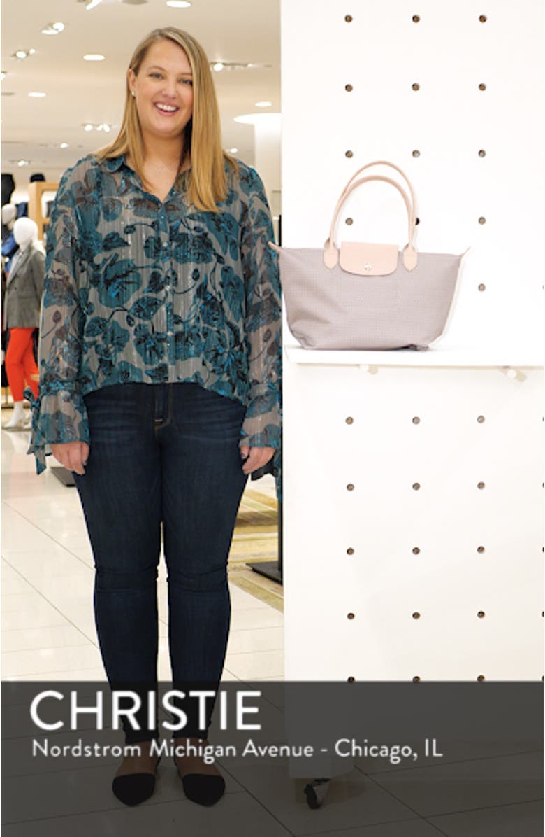 Medium Le Pliage Dandy Print Top Handle Tote, sales video thumbnail