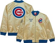 Mitchell & Ness Men's Mitchell & Ness Gold Chicago Cubs OG 2.0 Lightweight Satin Full-Zip Jacket
