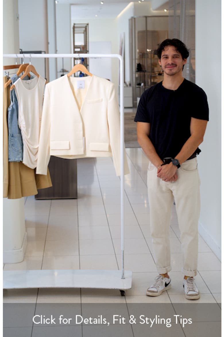 Jeanne Structured Crop Blazer video