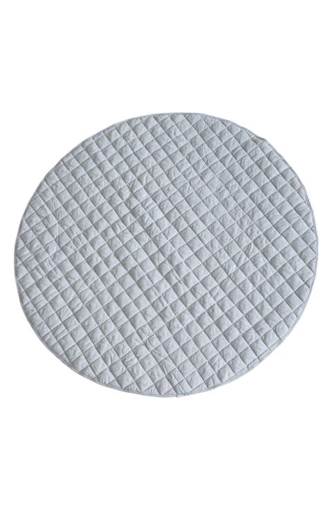 Round Linen Play Mat