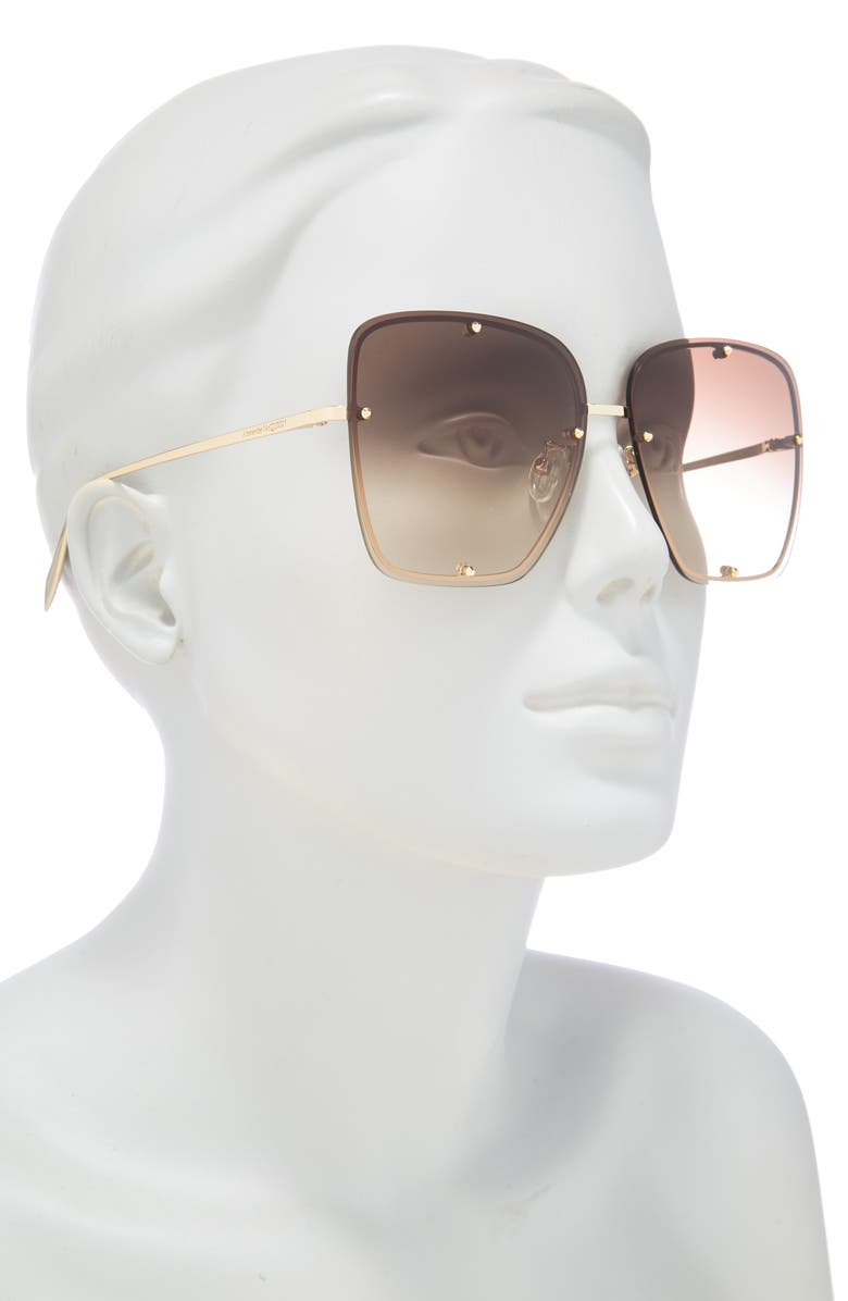 McQueen 63mm Square Sunglasses | Nordstromrack display picture 1