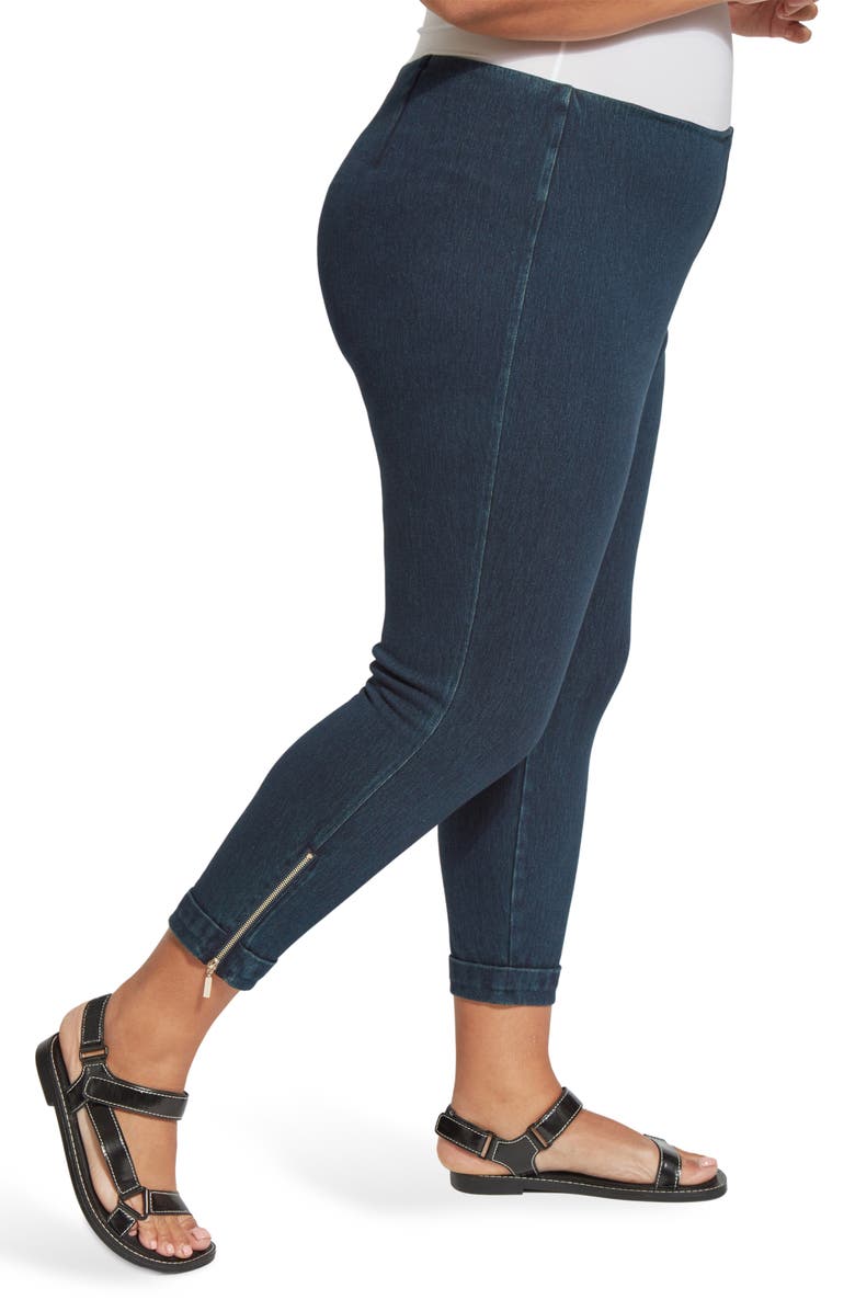 Lysse Denim Crop Pants, Alternate, color, Indigo