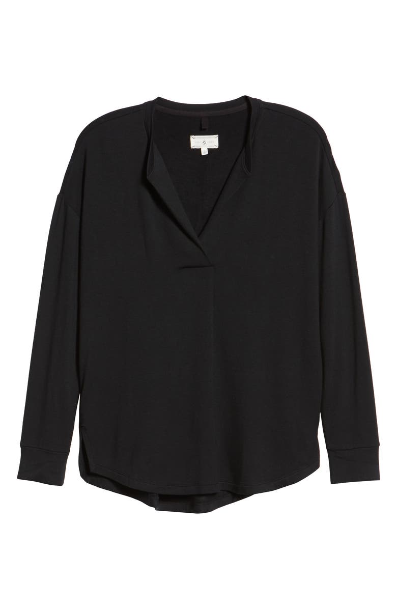 Lou & Grey Signaturesoft Split Neck Top, Alternate, color,